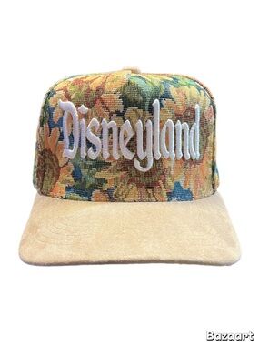 Disneyland Cute Mickey Ears Cap Unisex Floral Print